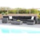 Klädsel Comfort Garden till Loungegrupp Ferrara 2 2+2 Svart Utomhus