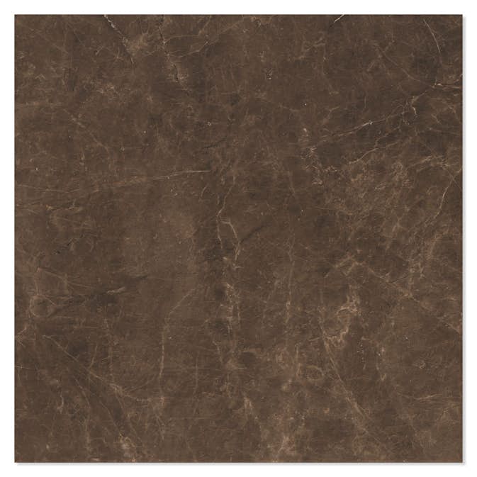 Marmor Klinker Hill Ceramic Acra Mörkbrun Blank 60x60 cm