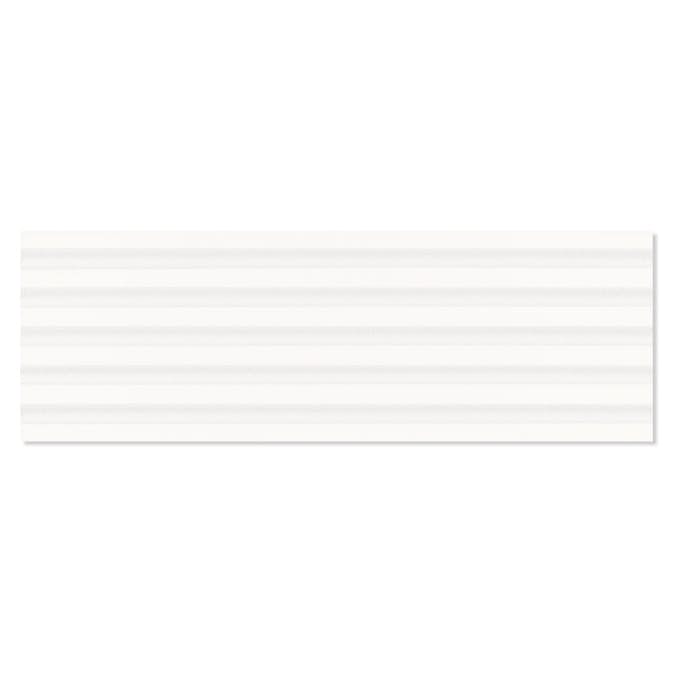 Dekor Hill Ceramic Chalk Vit Matt Relief Mönstrad 1 Rak 40x120 cm