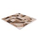 Dekor Hill Ceramic Core Flerfärgad Matt-Relief Mönstrad Rak 60x60 cm