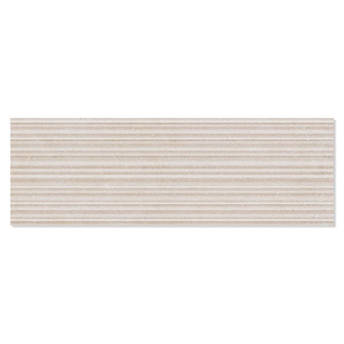 Dekor Hill Ceramic Kalksten Beige Matt Relief Rak 30x90 cm