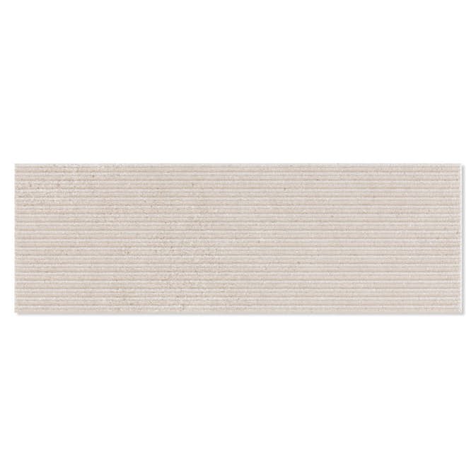Dekor Hill Ceramic Kalksten Beige Matt Relief Rund 25x75 cm