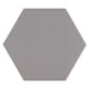 Klinker Hill Ceramic Hexagon Basic Hex 25 Grå 25x22 cm