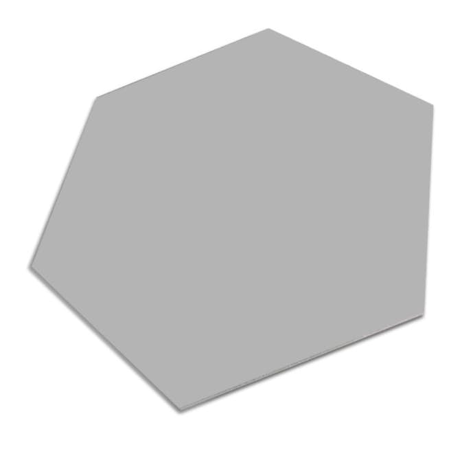 Klinker Hill Ceramic Hexagon Basic Hex 25 Ljusgrå 25x22 cm