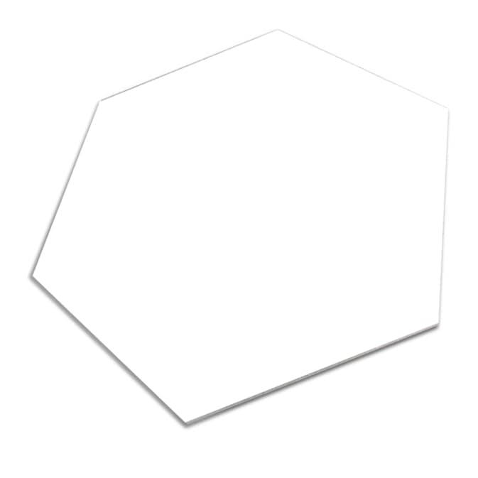 Klinker Hill Ceramic Hexagon Basic Hex 25 Vit 25x22 cm