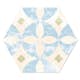Klinker Hill Ceramic Heritage Hex 25 Flerfärgad 25x22 cm