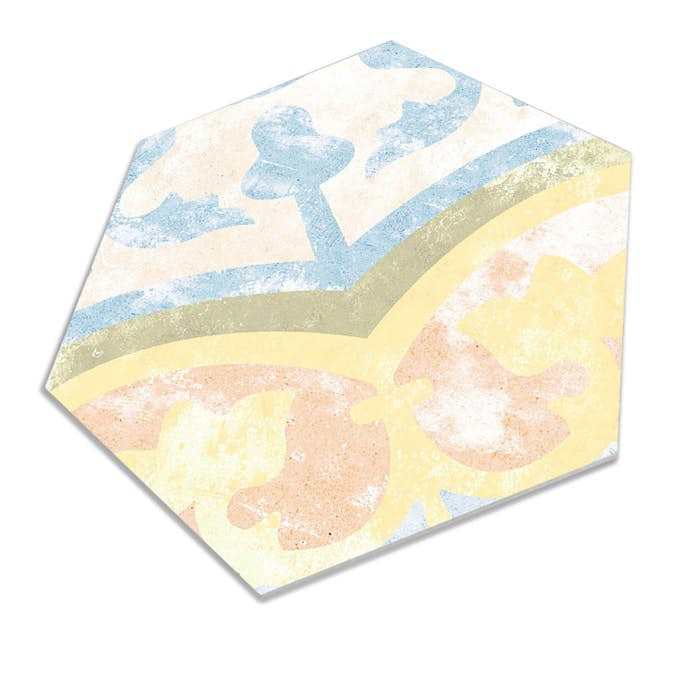 Klinker Hill Ceramic Heritage Hex 25 Flerfärgad 25x22 cm