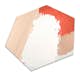 Hexagon Hill Ceramic Klinker Rothko Hex 25 Flerfärgad Mönstrad 25x22 cm