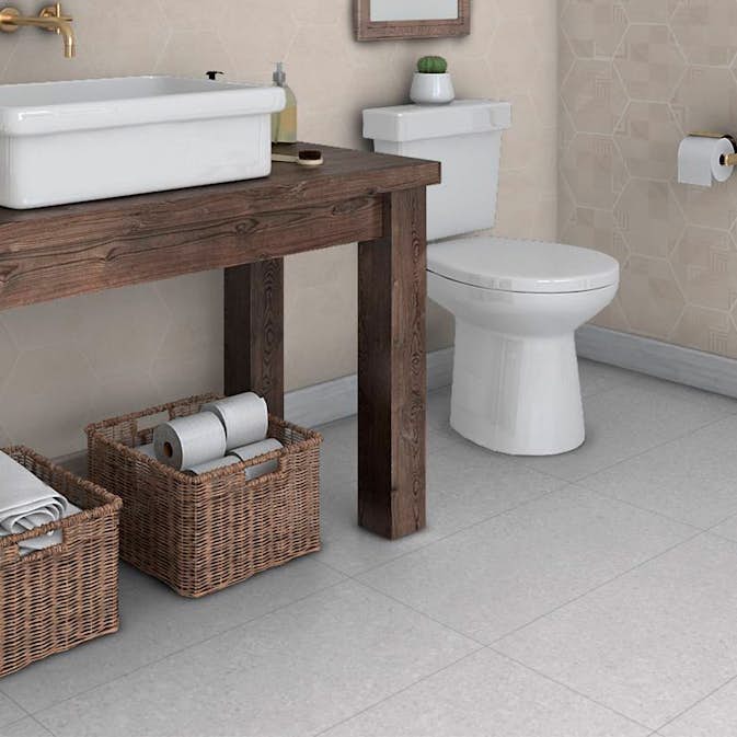 Klinker Hill Ceramic Vesta Vit 33x66 cm