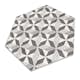 Klinker Hill Ceramic Hexagon Vintage Mix Flerfärgad 25x22 cm