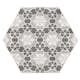 Klinker Hill Ceramic Hexagon Vintage Mix Flerfärgad 25x22 cm