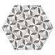 Klinker Hill Ceramic Hexagon Vintage Mix Flerfärgad 25x22 cm