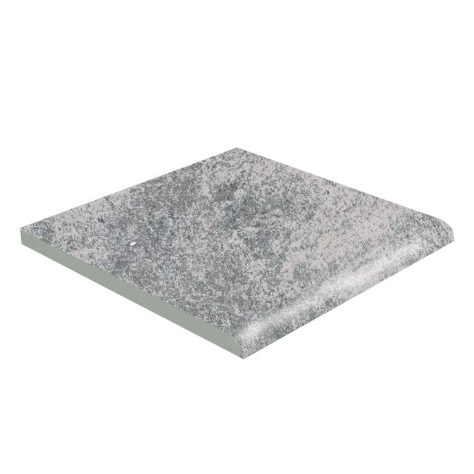 Klinker Hill Ceramic Ocean Bullnose Grå Matt 15x15 cm