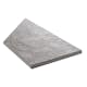 Uteklinker Bricmate Z Quartzit Grey Pool Inner Corner Right 30x60 cm