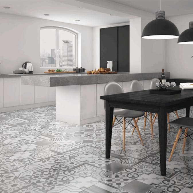 Klinker Alaplana G. Latina Gris Matt 45x45 cm
