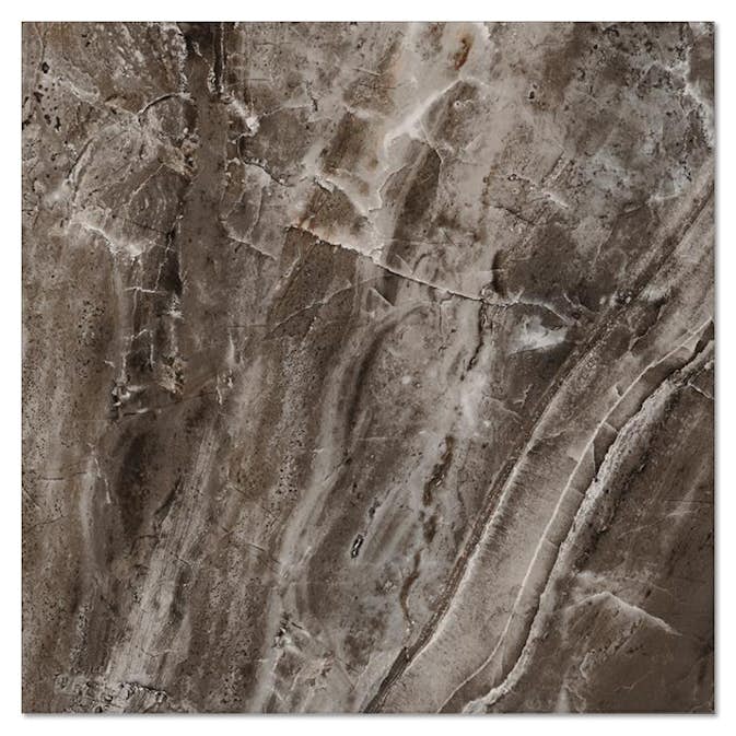 Klinker Hill Ceramic Rondo Grå Mörk 33x33 cm
