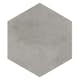 Klinker Vives Hexagono Rift cemento 23x26,6