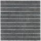 Klinkermosaik Arredo Archgres Svart 2,5x2,5 cm