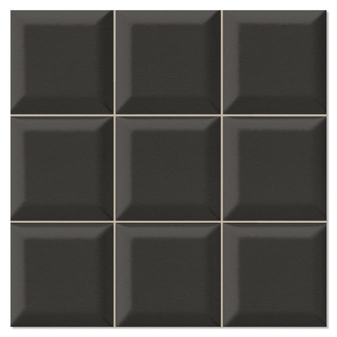 Kakel Bombato Hill Ceramic Svart 33X33 cm Matt