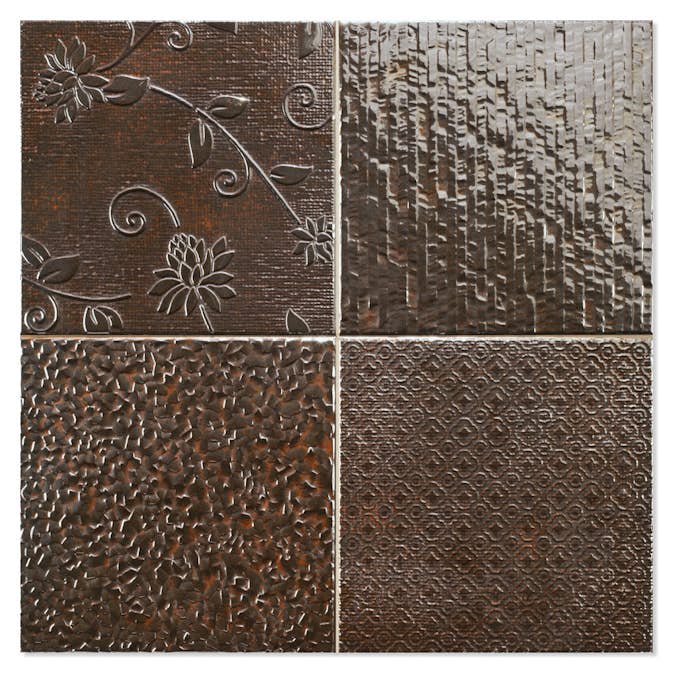 Klinker Hill Ceramic Glint Mörkbrons 44x44 cm