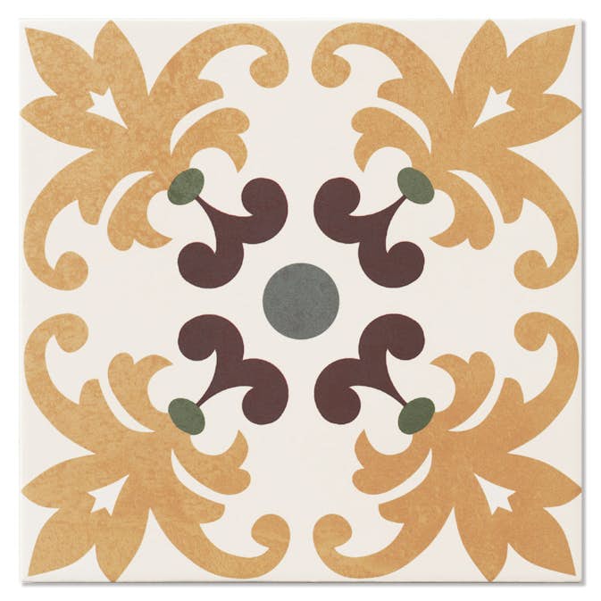 Klinker Hanoi Hill Ceramic Orange 33x33 cm Matt