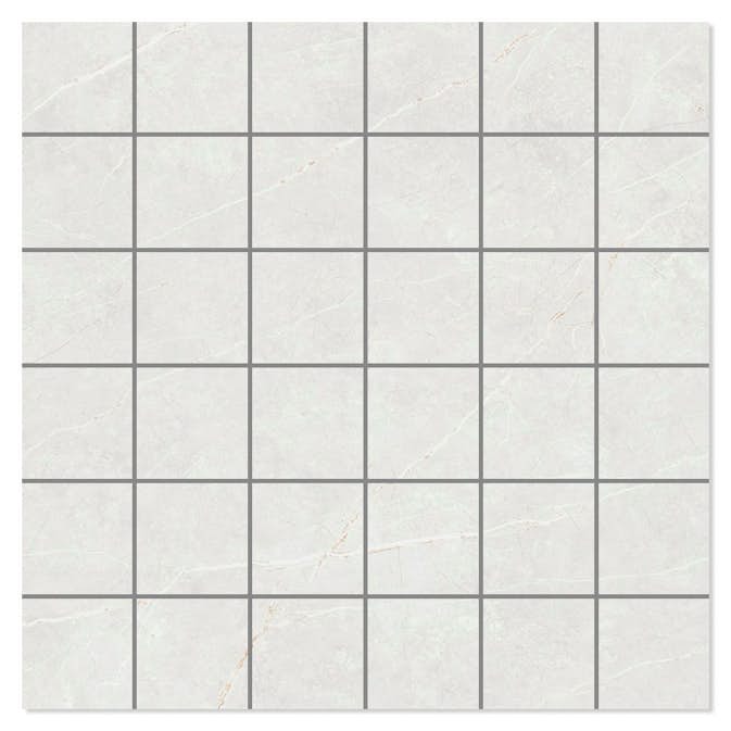 Mosaik Hill Ceramic Prestige Vit Polerad 30x30 cm