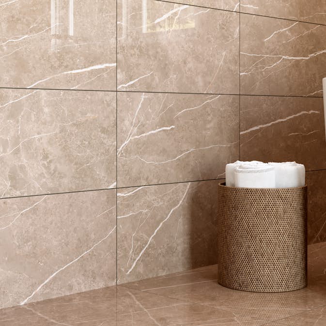 Klinker Hill Ceramic Prestige Beige Polerad 30x60 cm