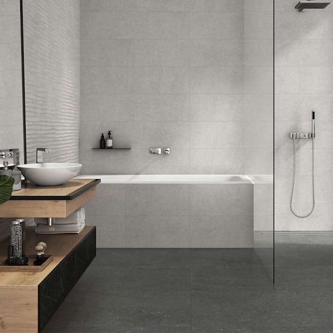 Klinker Hill Ceramic Techstone Grå 30x60 cm