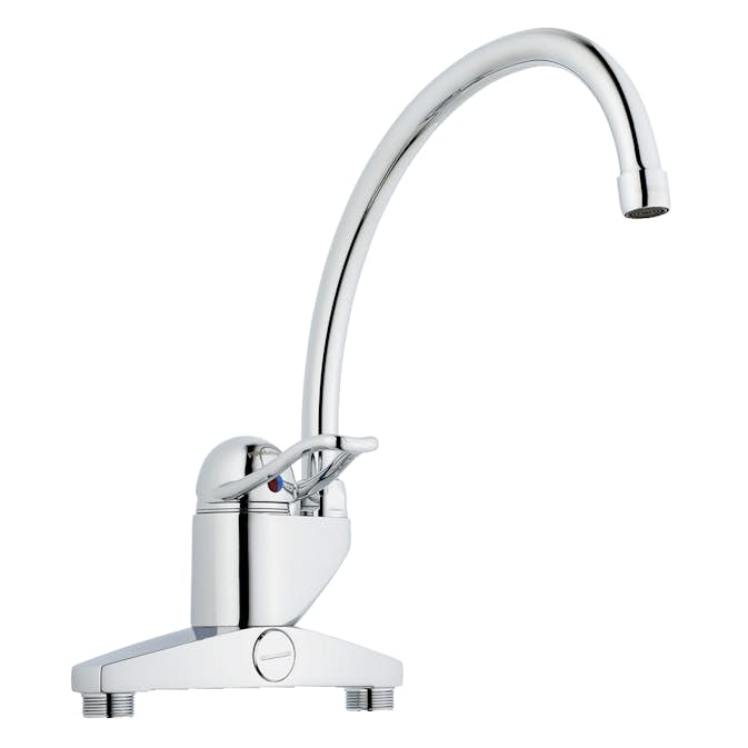 Köksblandare FM Mattsson 9000 Hög Blandare Krom med Svängbar Pip 340 mm