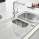Köksblandare Grohe Minta 32168 Engreppsblandare Krom med Svängbar Pip & StarLight