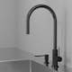 Köksblandare Scandtap Steel Accent med Utdragbar Pip