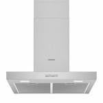 Vägghängd Köksfläkt Siemens LC64BBC50 iQ100 Standard Frånluft/Kolfilterfläkt Silver