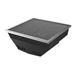 Kolgrill Jabo Premium Metall i Rostfritt Stål med Askuppsamlare