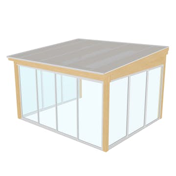 Komplett Uterum Landskap Skimra Sommar