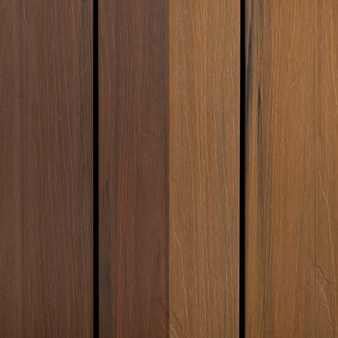 Komposittrall Kärnsund Wood Link DoubleDeck+ 23x140x2800 mm Vändbar 2-färger