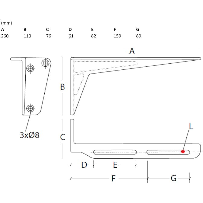 Konsol Intra till Tvättställ RS72