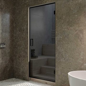 Bastudörr Hietakari Bläk New York Glasdörr