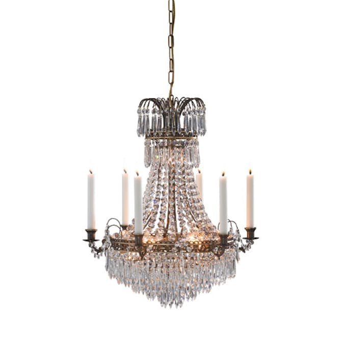 Kristallkrona Markslöjd Läckö Krona Brilliant/Antik 7 Ljuskällor