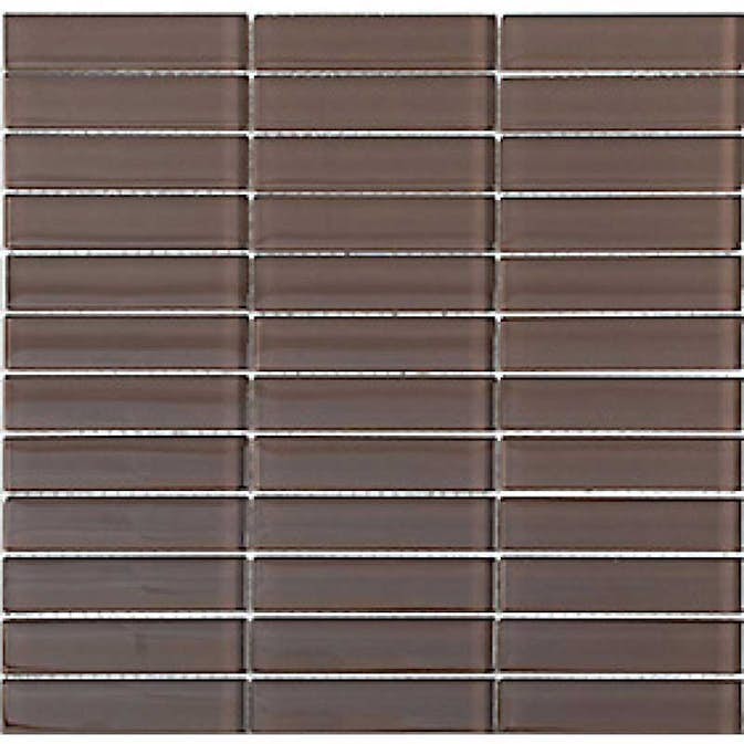 Kristallmosaik Arredo Blank Brun 30x30 cm