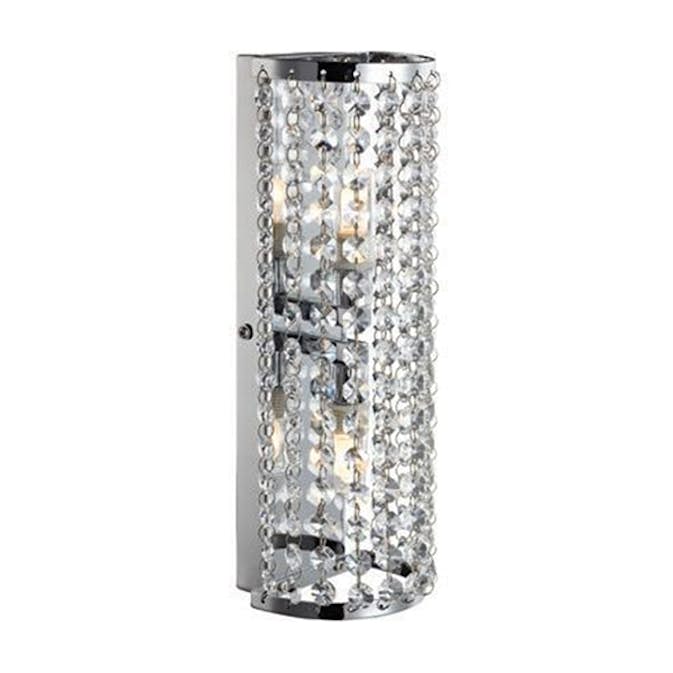 Kristallvägglampa Markslöjd Lysekil Krom