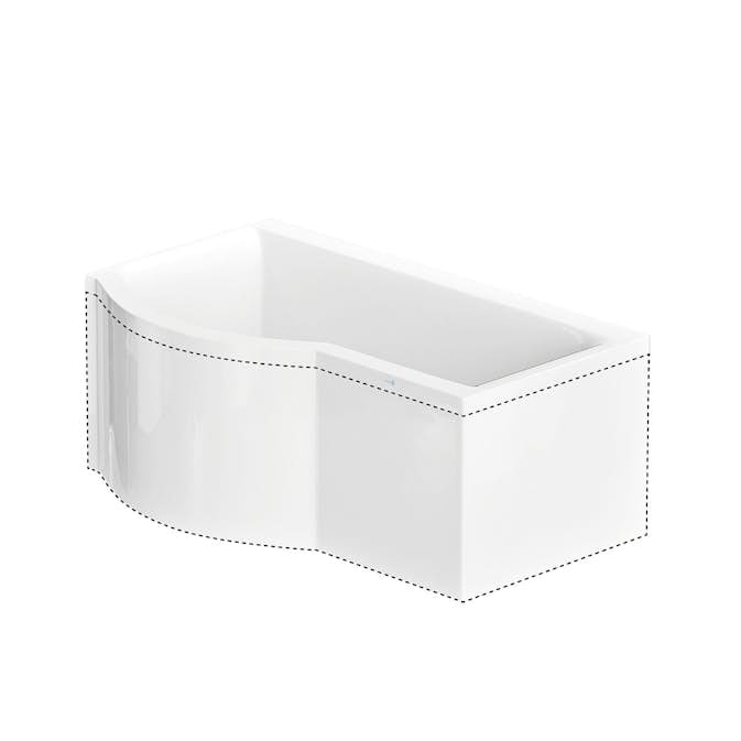 L-Panel Nordhem till Badkar Solvik