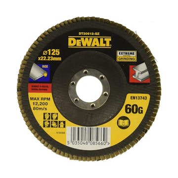 Lamellrondell DeWalt DT30602 125X22,2 mm Extreme 40K 27