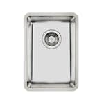 Diskho Intra Linea 27.40 Rostfri Enkel med Korgventil, Bräddavlopp & Vattenlås