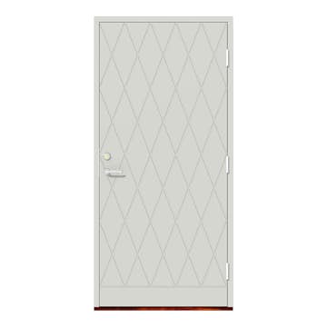 Ytterdörr Leksandsdörren Ljusbodarna Eco74 RC2