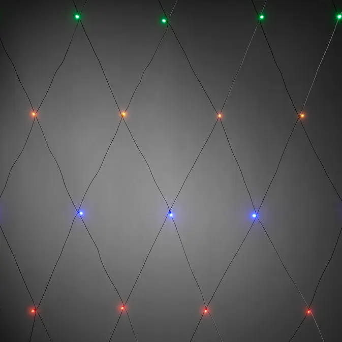 Ljusnät Gnosjö Konstsmide 64 st LED 2x2 m