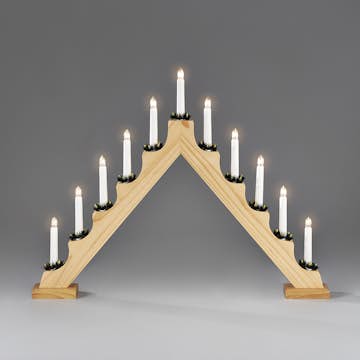 Adventsljusstake Gnosjö Konstsmide 11L med Manschetter