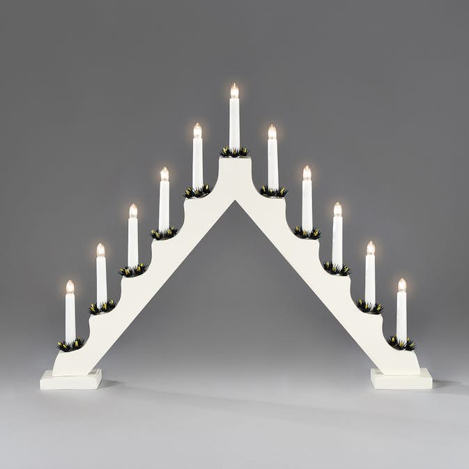 Adventsljusstake Gnosjö Konstsmide 11L med Manschetter