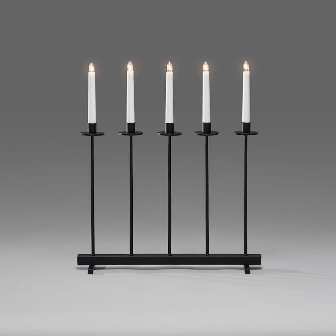 Adventsljusstake Gnosjö Konstsmide 5L Metall