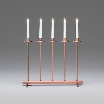 Adventsljusstake Gnosjö Konstsmide 5L Metall