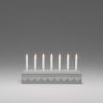 Adventsljusstake Gnosjö Konstsmide 7L Hjärtan Twisted Tip